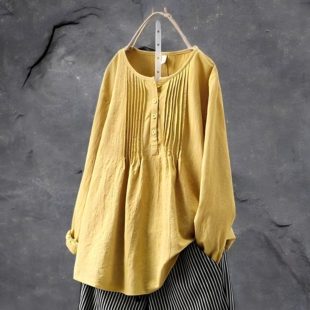 Leila - Timeless Long Sleeve Blouse