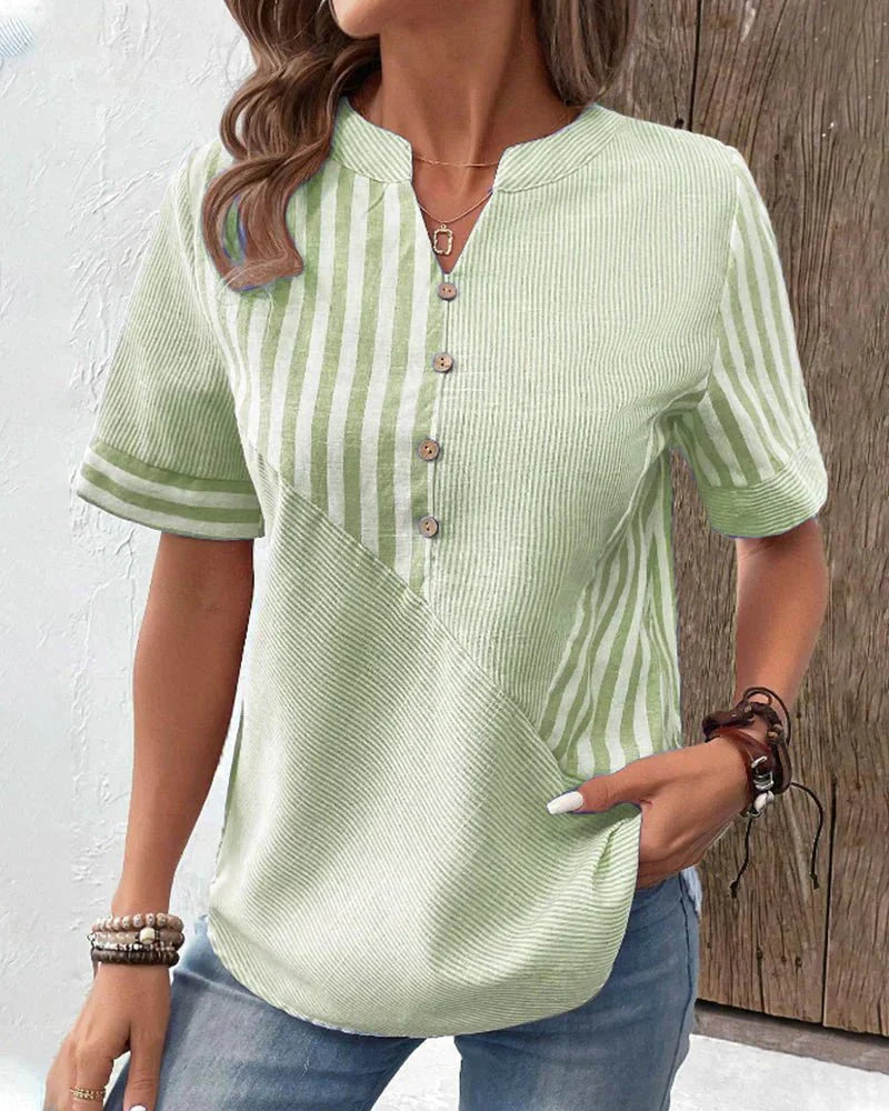 Maya™ Soft Stripe Top
