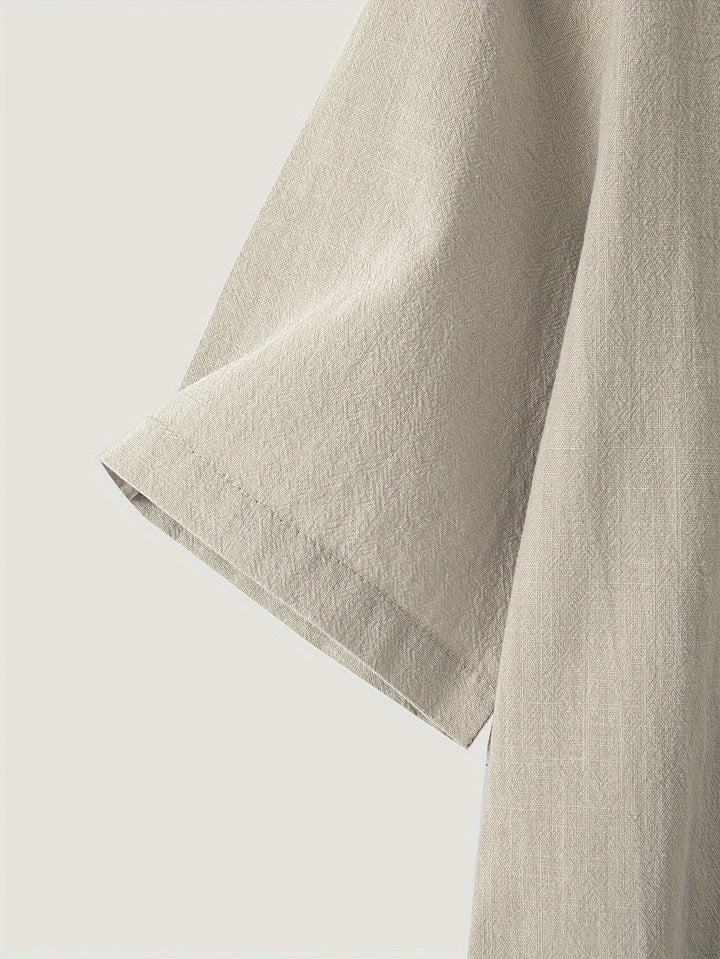 Aurelia – Fashionable V-neck And Short Sleeve Blouse