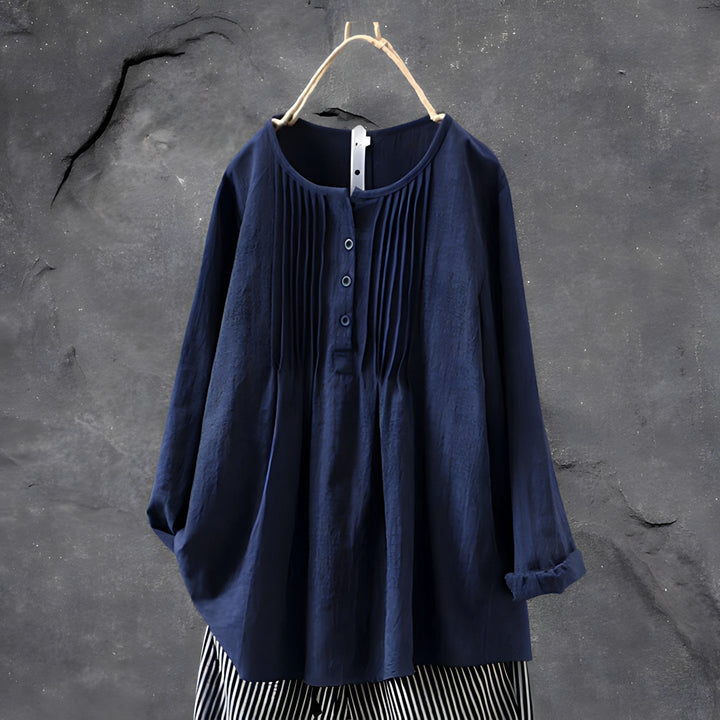 Leila - Timeless Long Sleeve Blouse