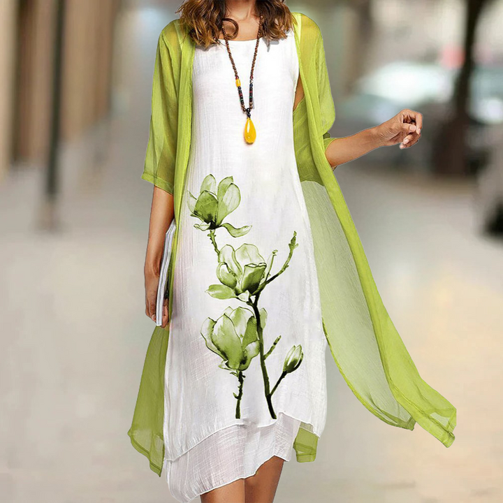 Zaraia™ | Pure Cotton Midi Dress