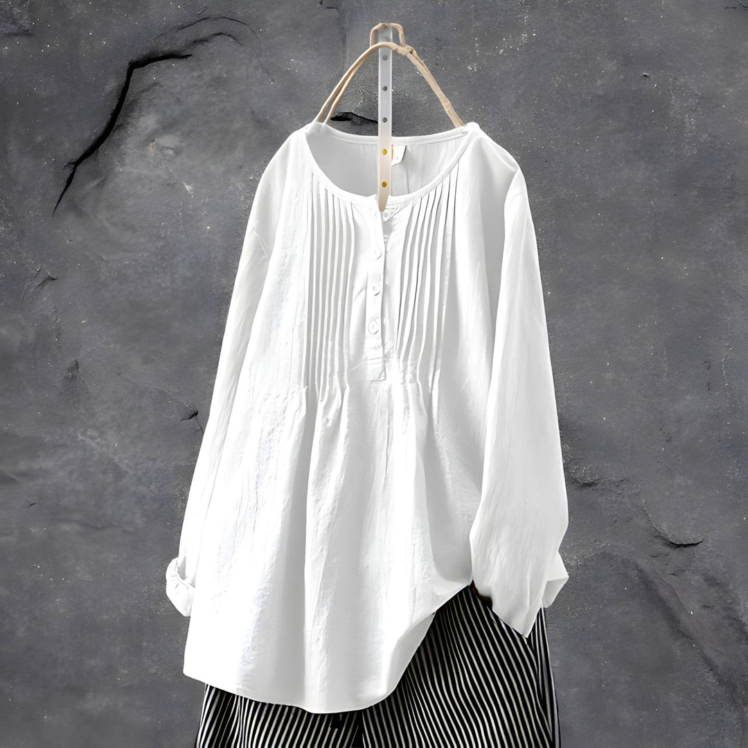 Leila - Timeless Long Sleeve Blouse