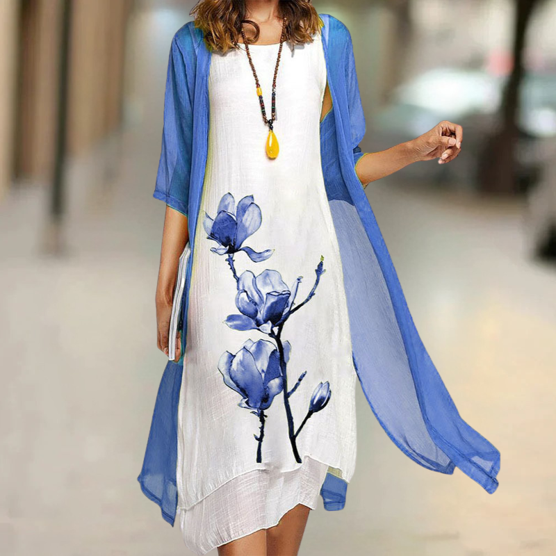 Zaraia™ | Pure Cotton Midi Dress