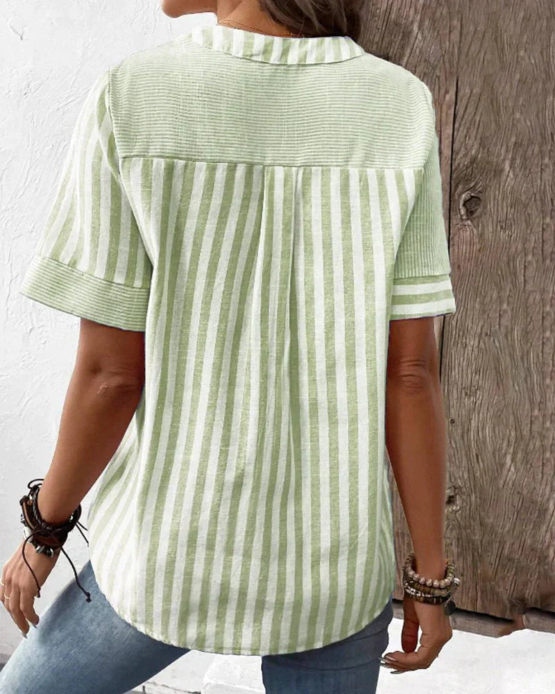 Maya™ Soft Stripe Top