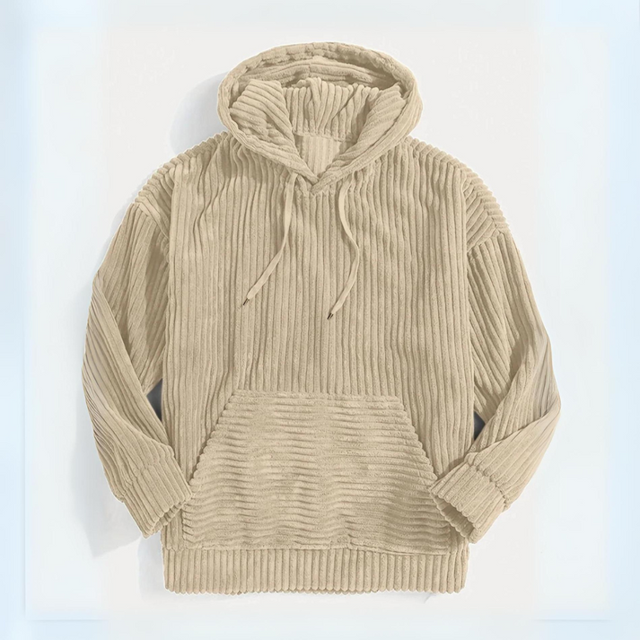 Maxim – Long-Sleeved Corduroy Hoodie