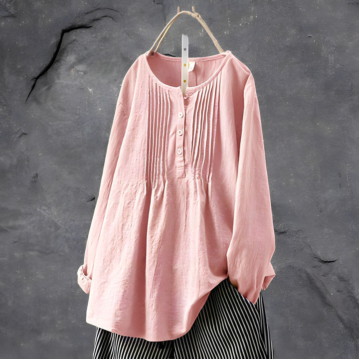 Leila - Timeless Long Sleeve Blouse