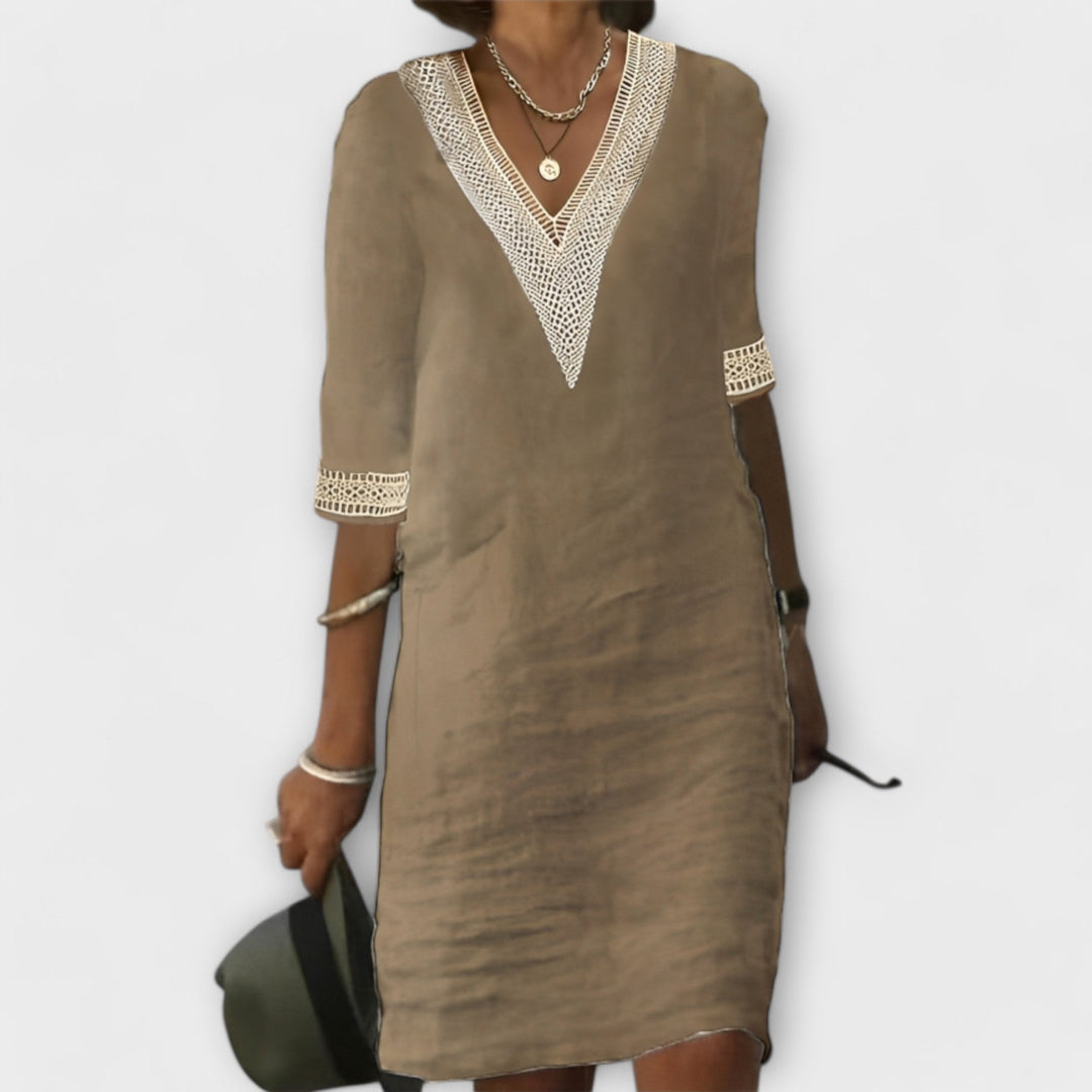 Cora - Cotton and Linen Dress