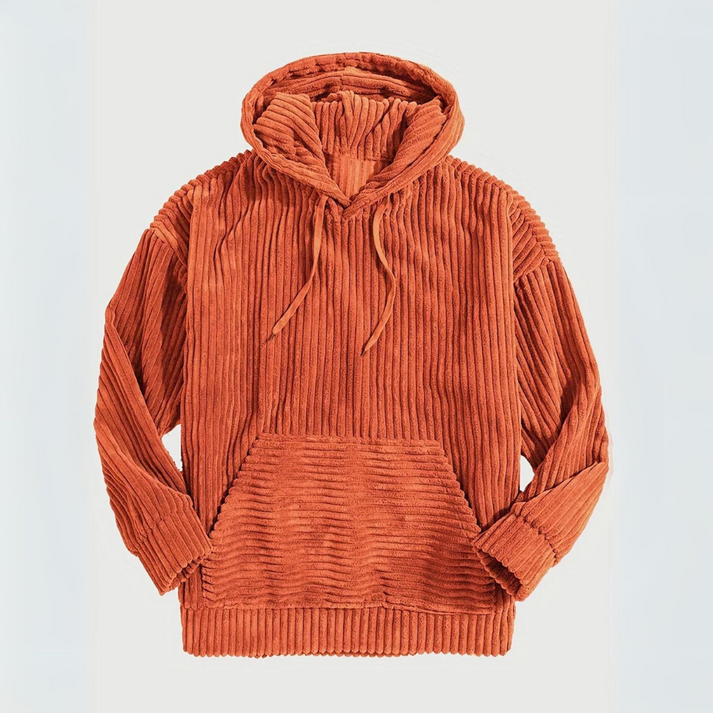 Maxim – Long-Sleeved Corduroy Hoodie