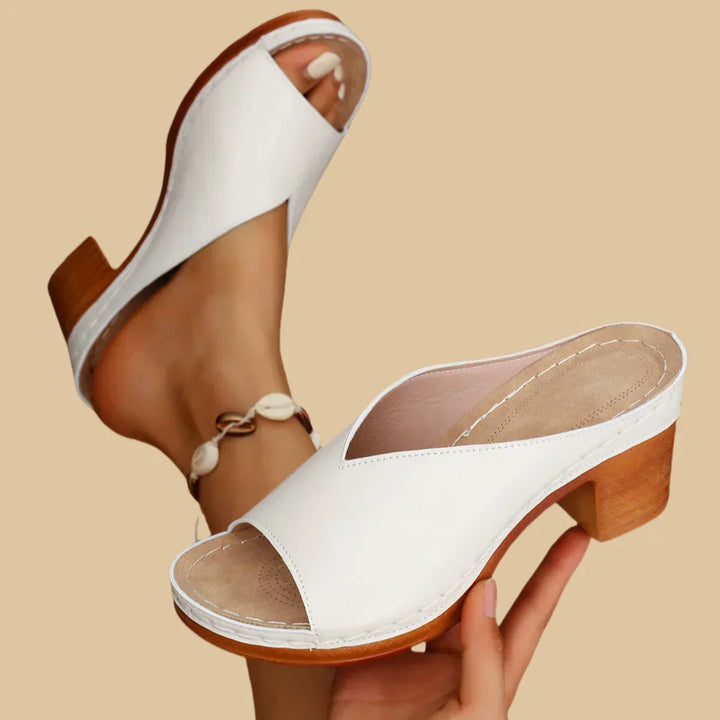 Rosa Orthopedic Thick Heel Sandal