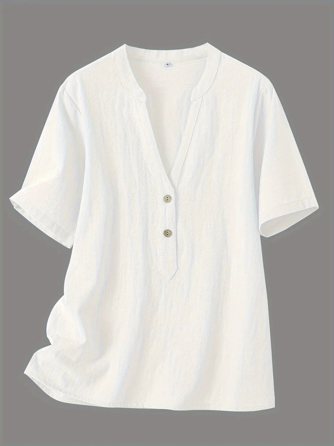 Aurelia – Fashionable V-neck And Short Sleeve Blouse