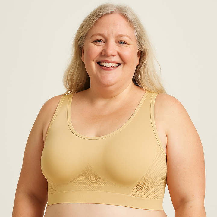 Emelina| Ultra-breathable Natural Lift Bra | 1+1 FREE