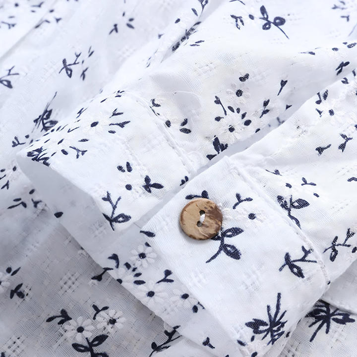 Amara - Long Sleeve Floral Blouse Shirt