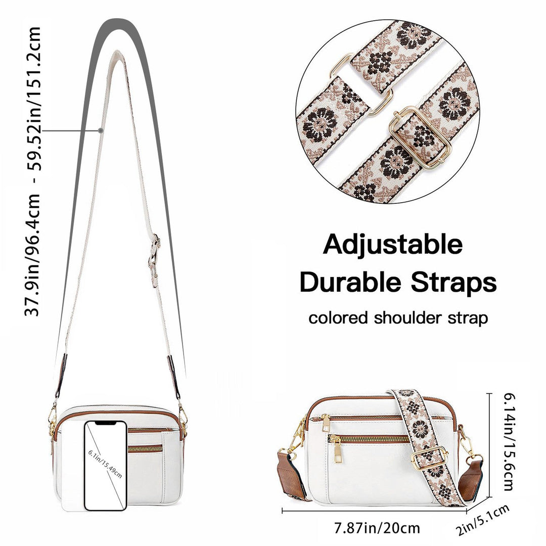 Clara Refined Leather Shoulder Bag