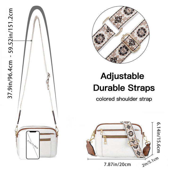 Clara Refined Leather Shoulder Bag