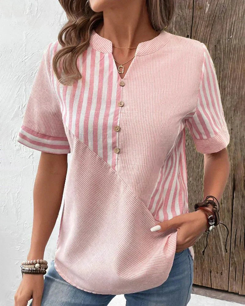 Maya™ Soft Stripe Top