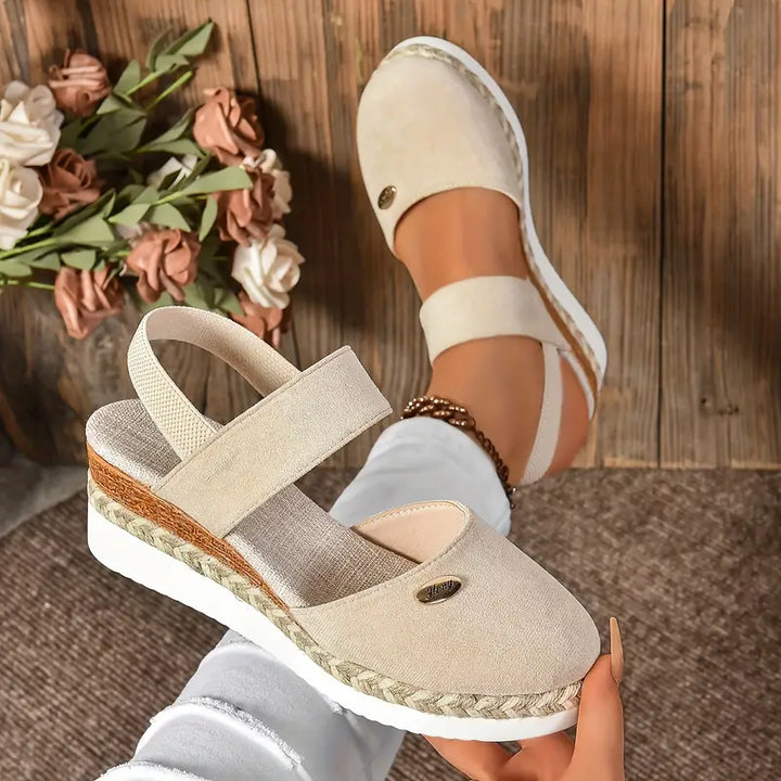 BRENDA - ORTHOPEDIC PLATFORM WEDGE WOMEN'S CASUAL SANDALS