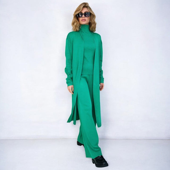 Lena® - 3 Piece of Comfortable Knitted Outfit