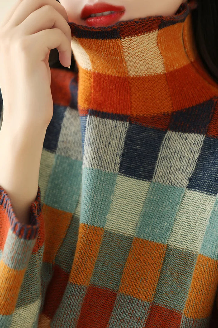 Orla | Checkerboard Pullover