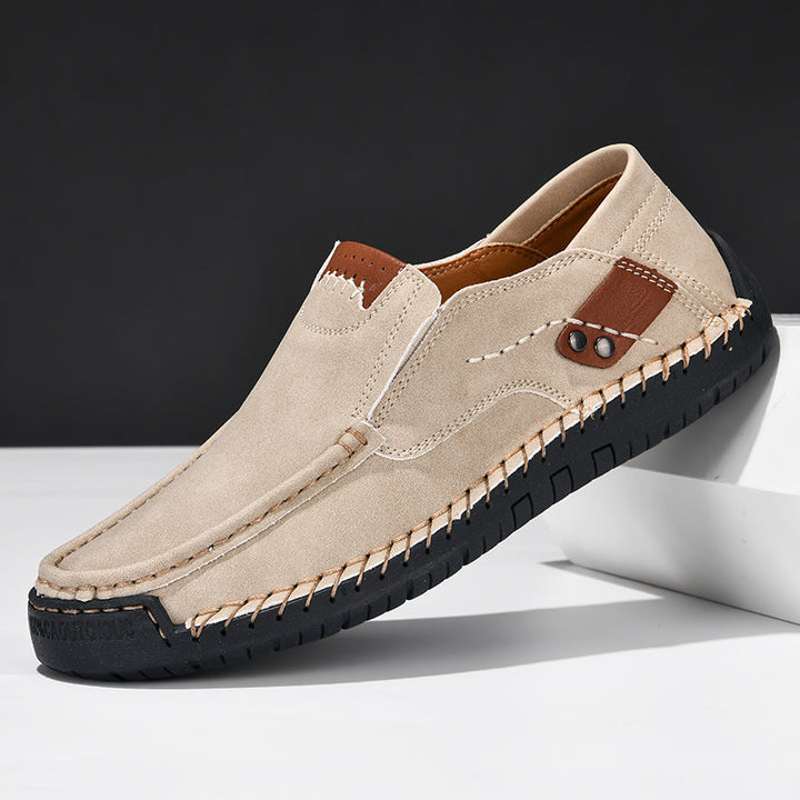 Warren - Leather Shoes with Non-Slip Soles
