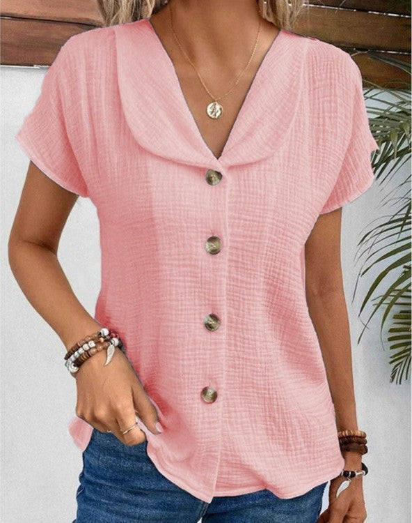 ANASTASIA | BLOUSE WITH BUTTERFLY COLLAR