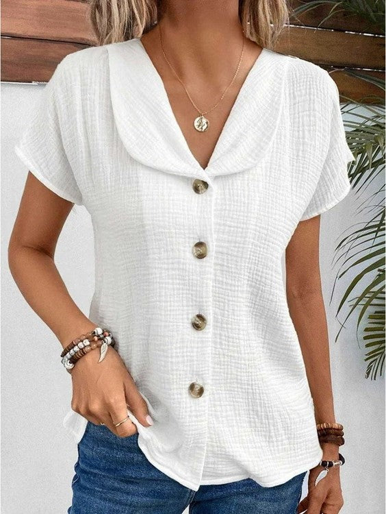 ANASTASIA | BLOUSE WITH BUTTERFLY COLLAR
