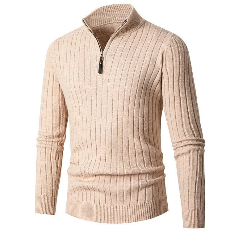 Lennox | Cashmere Half-Zip