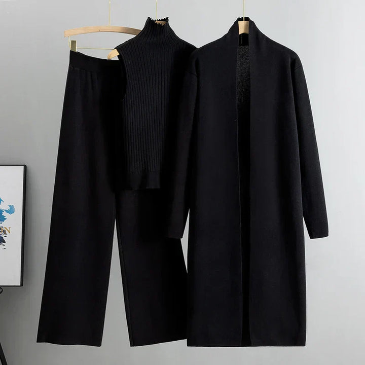 Lena® - 3 Piece of Comfortable Knitted Outfit