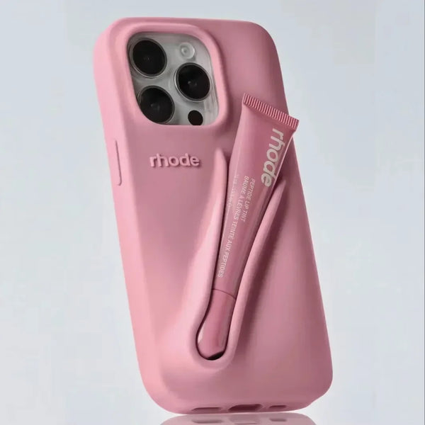 BeautyLoop – iPhone Silicone Case with Lipstick Holder