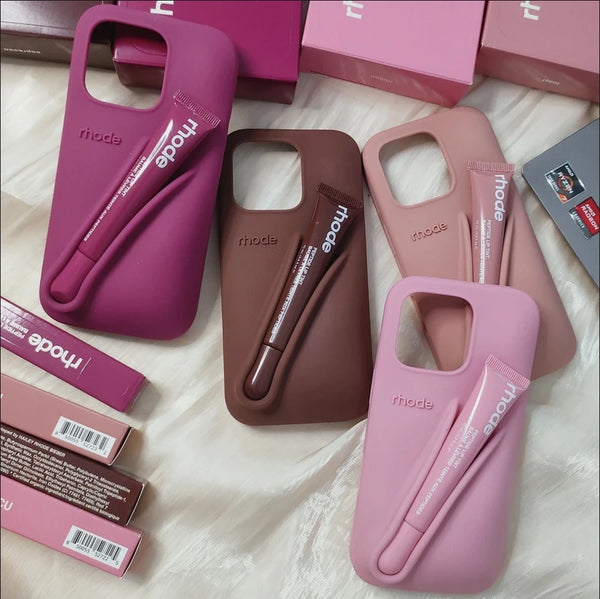 BeautyLoop – iPhone Silicone Case with Lipstick Holder