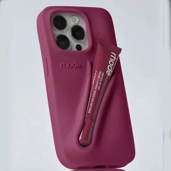 BeautyLoop – iPhone Silicone Case with Lipstick Holder
