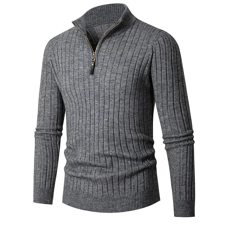 Lennox | Cashmere Half-Zip