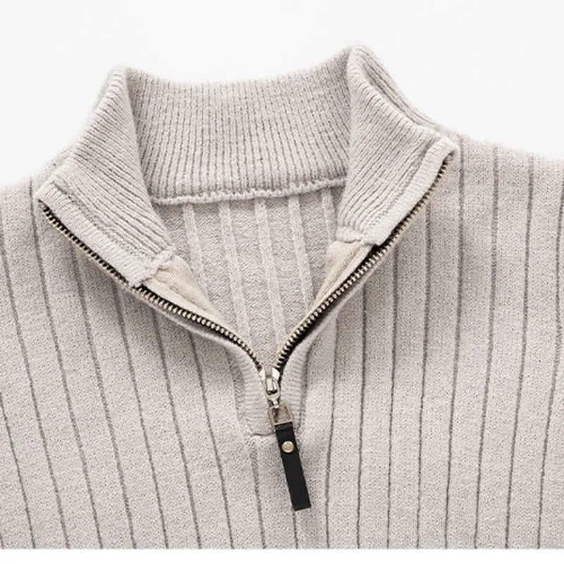 Lennox | Cashmere Half-Zip