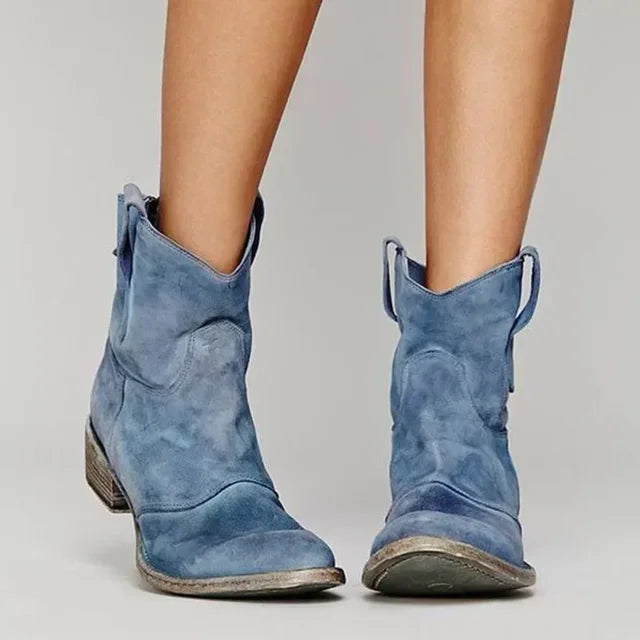 Sienna™ – Western Vintage Ankle Boots