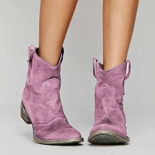 Sienna™ – Western Vintage Ankle Boots
