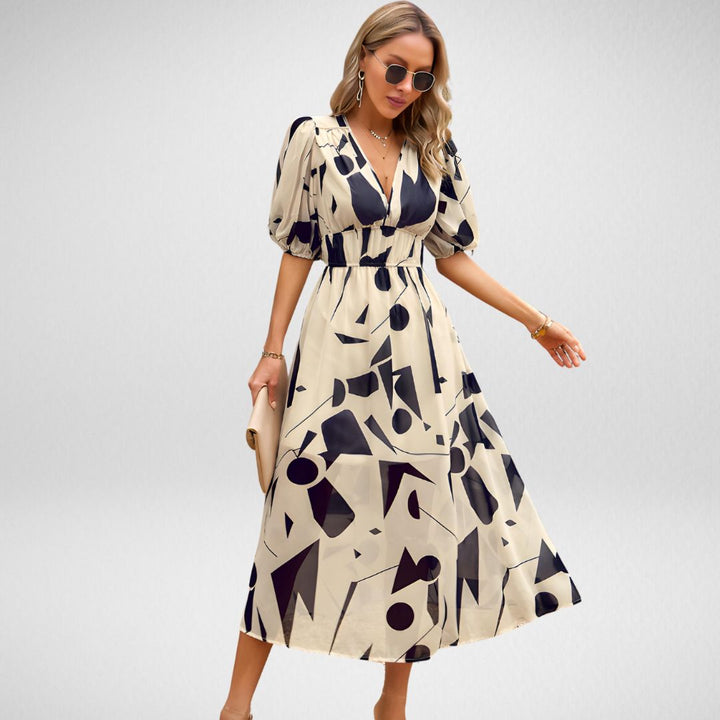 Ruby™ V-Neck Midi Dress