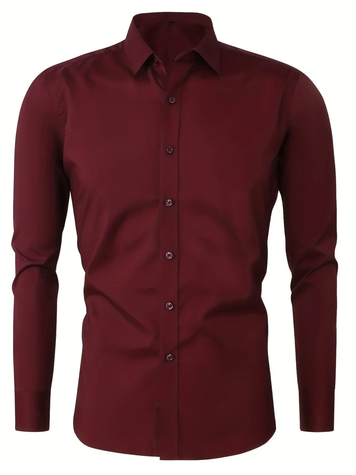 Aurel – Elegant Long Sleeve Shirt With Button
