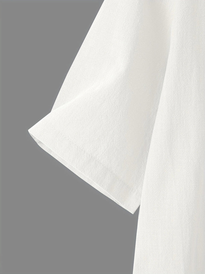 Aurelia – Fashionable V-neck And Short Sleeve Blouse