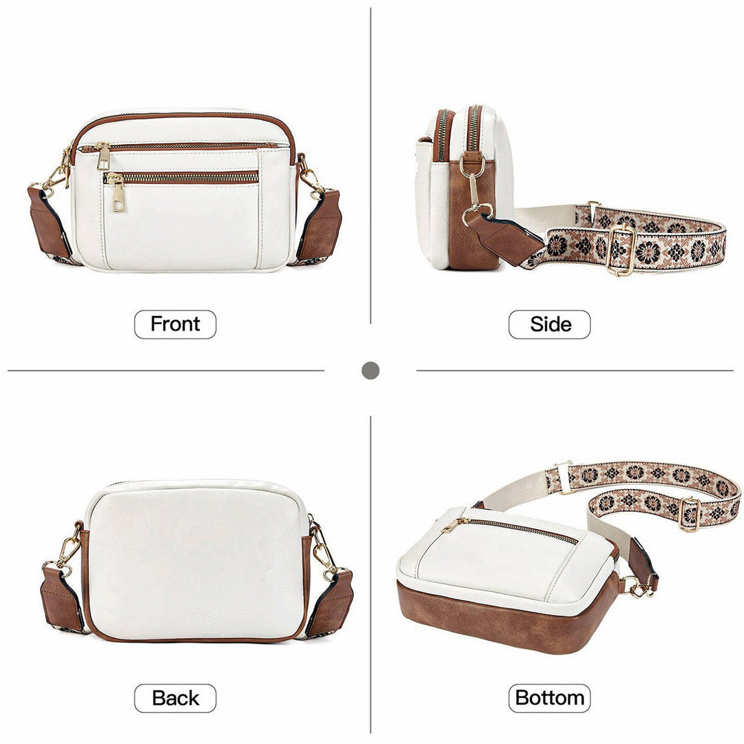 Clara Refined Leather Shoulder Bag