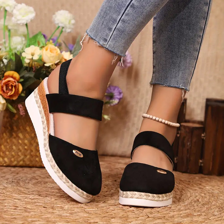 BRENDA - ORTHOPEDIC PLATFORM WEDGE WOMEN'S CASUAL SANDALS