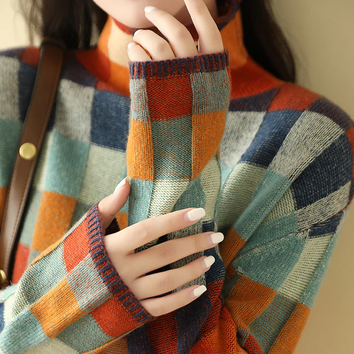 Orla | Checkerboard Pullover