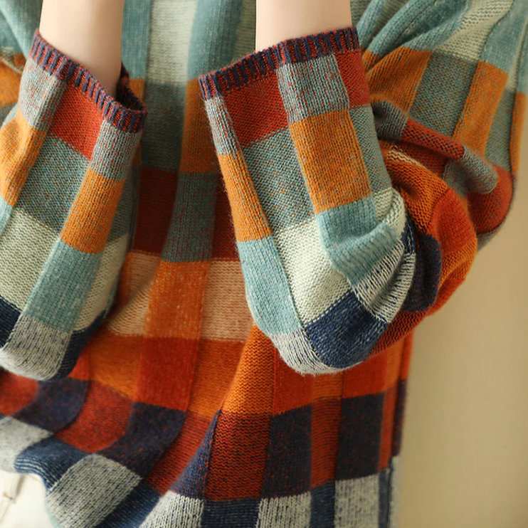 Orla | Checkerboard Pullover