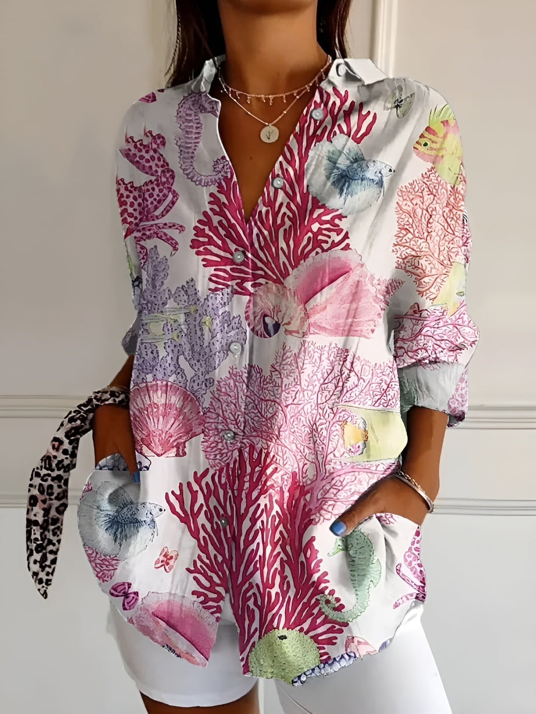 Ember™ Blossom Button Shirt
